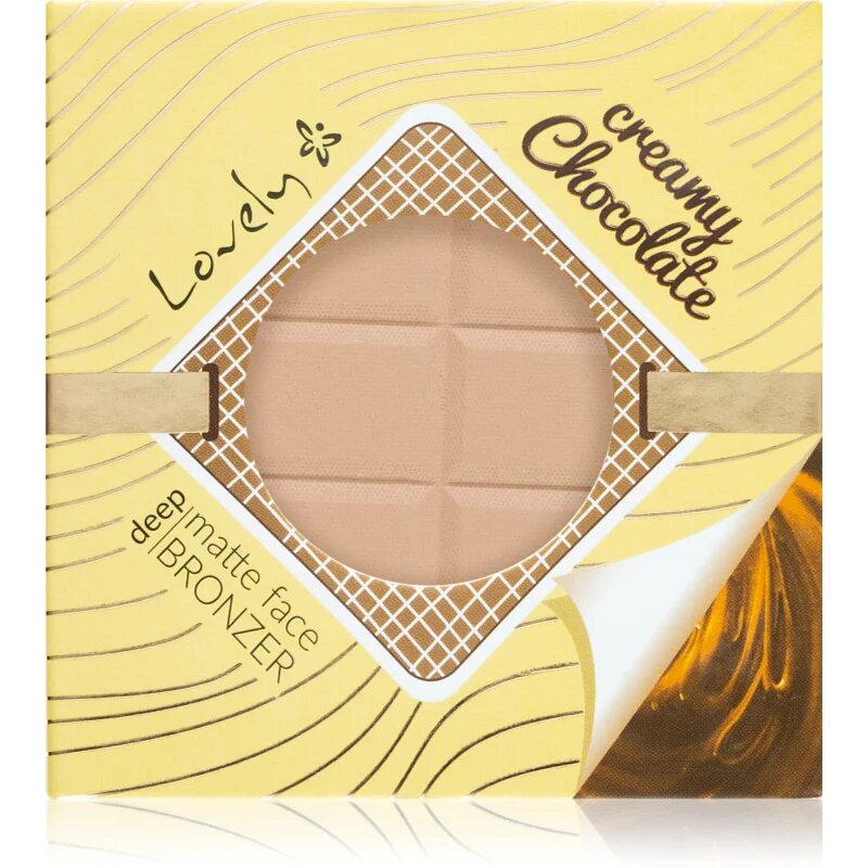 Lovely Creamy Chocolate bronz puder za telo in obraz