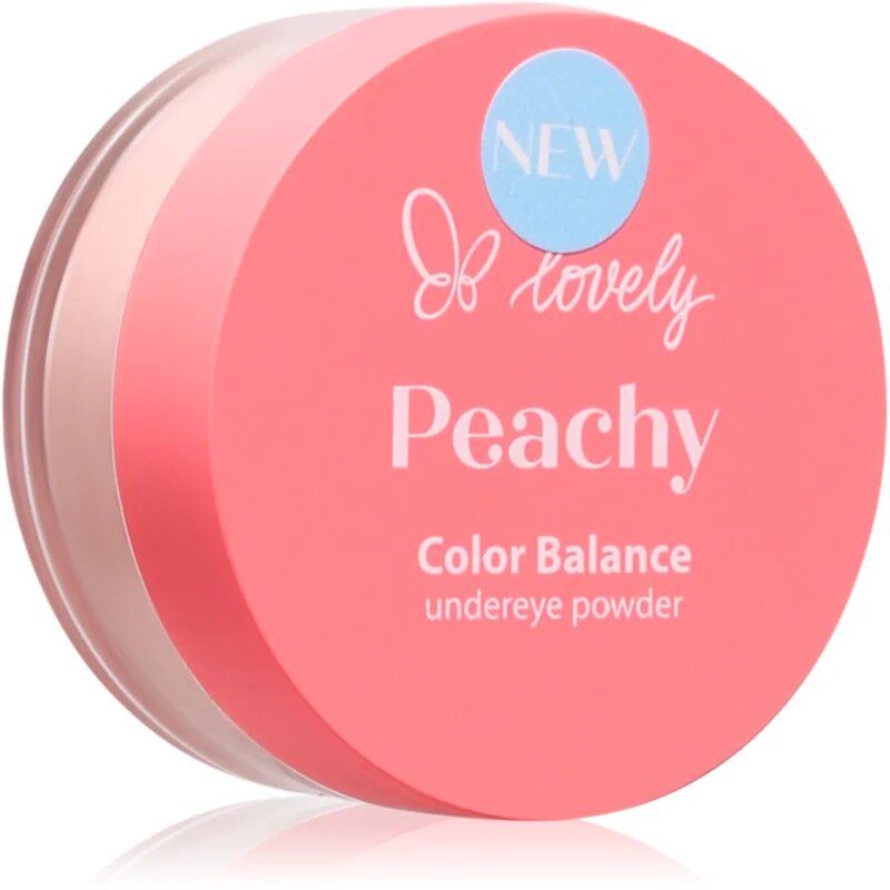Lovely Peachy Color Balance Undereye Powder puder v prahu odtenek Peach 3.5 g
