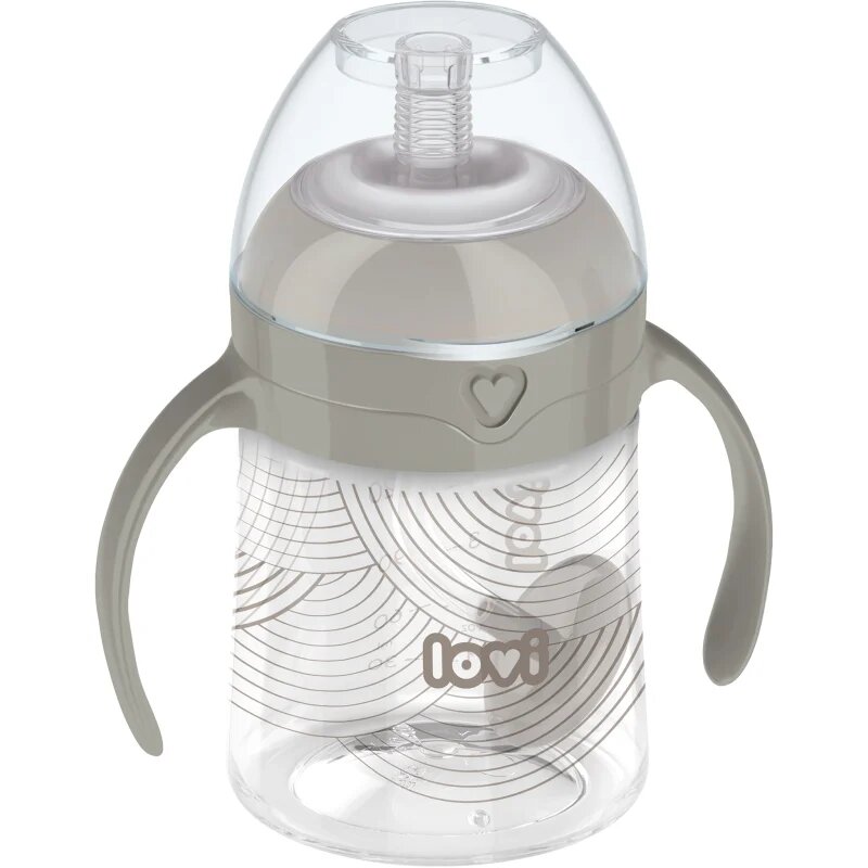 LOVI First Cup skodelica s slamico 1 kos