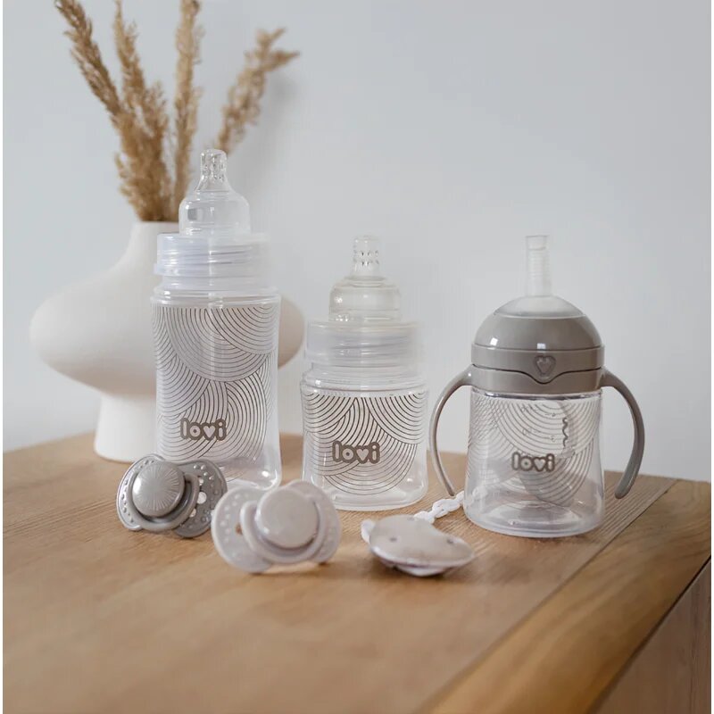 LOVI First Cup skodelica s slamico 1 kos