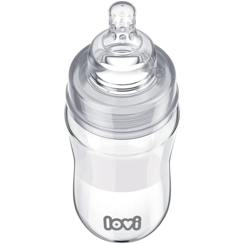 LOVI Glass steklenička za dojenčke 3m+ 250 ml