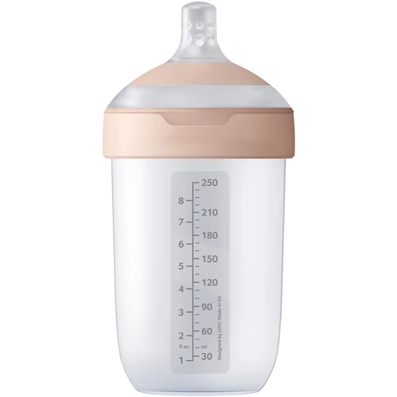 LOVI Mammafeel Bottle 250ml steklenička za dojenčke 3 m+ 1 kos