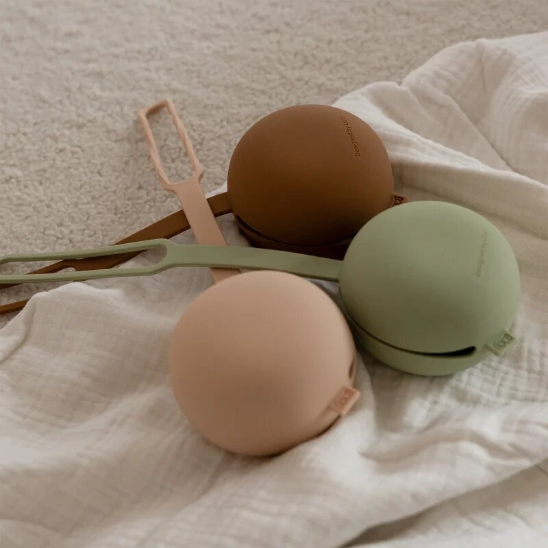 LOVI Silicone Soother Case 0+ m škatlica za dudo Granola 1 kos