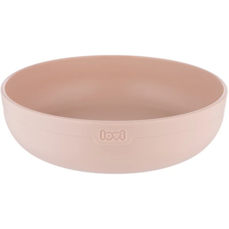 LOVI Tableware Set with Cup jedilni set Nude 3 kos