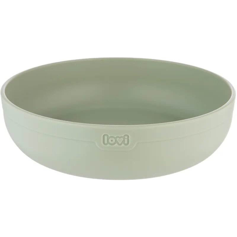 LOVI Tableware Set with Cup jedilni set Pistachio 3 kos