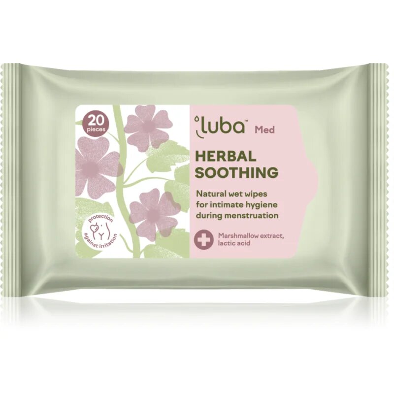 Luba Med Herbal Soothing robčki za intimno higieno 20 kos