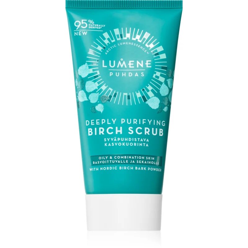 Lumene Deeply Purifying [PUHDAS] čistilni piling za obraz za mastno in mešano kožo 75 ml
