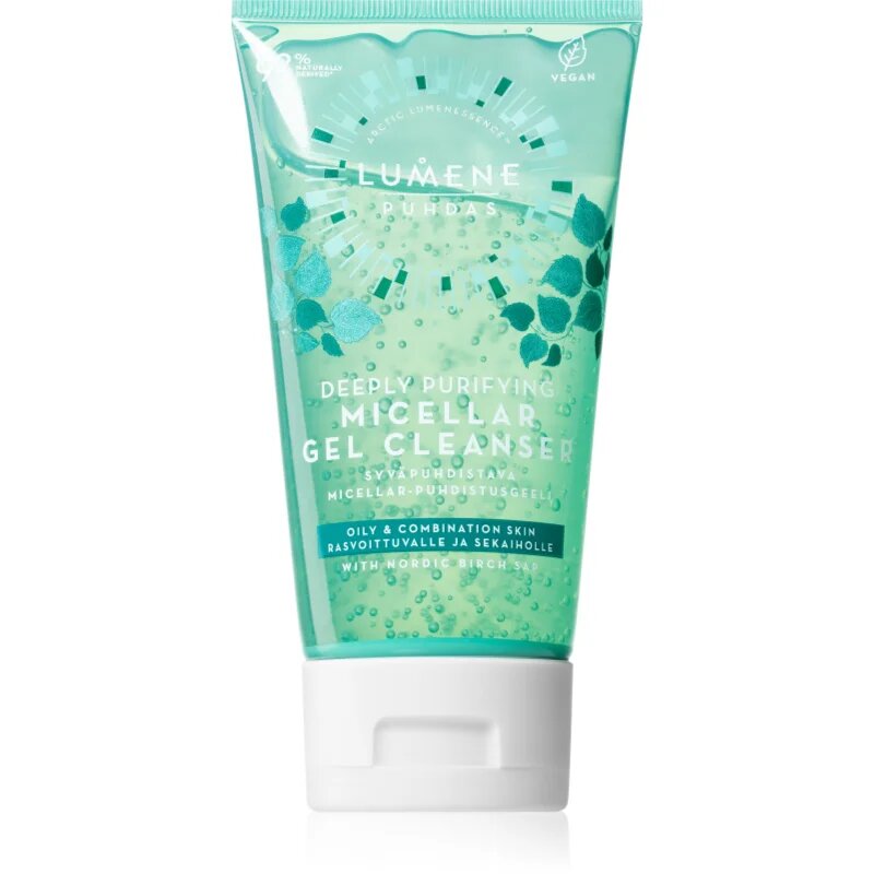 Lumene Deeply Purifying [PUHDAS] micelarni čistilni gel za mastno in mešano kožo 150 ml