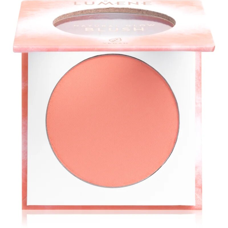 Lumene Natural Glow rdečilo v prahu odtenek 1 Coral Glow 4 g