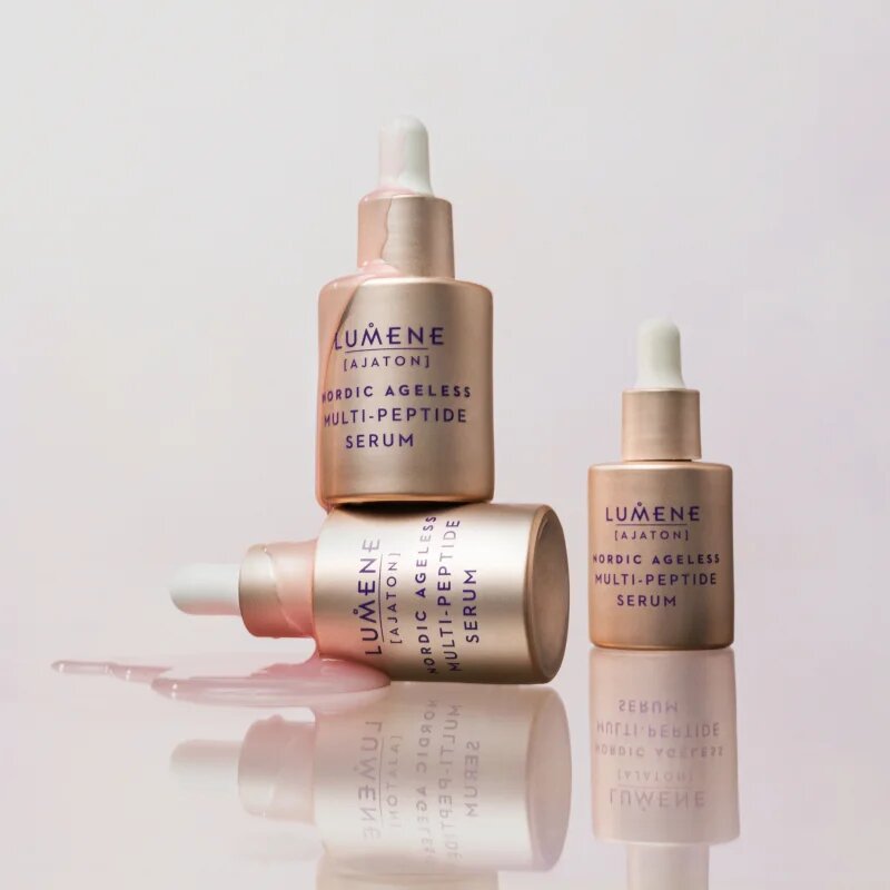 Lumene Nordic Ageless [AJATON] Multi-Peptide Serum serum za učvrstitev za zrelo kožo 30 ml