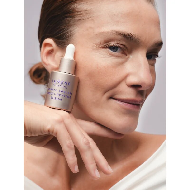 Lumene Nordic Ageless [AJATON] Multi-Peptide Serum serum za učvrstitev za zrelo kožo 30 ml