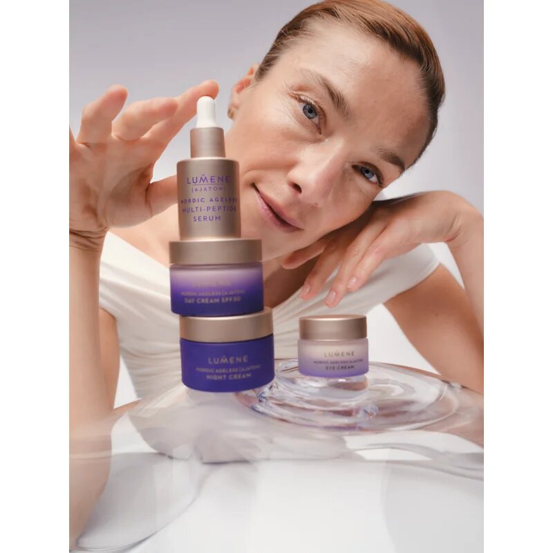 Lumene Nordic Ageless [AJATON] Multi-Peptide Serum serum za učvrstitev za zrelo kožo 30 ml