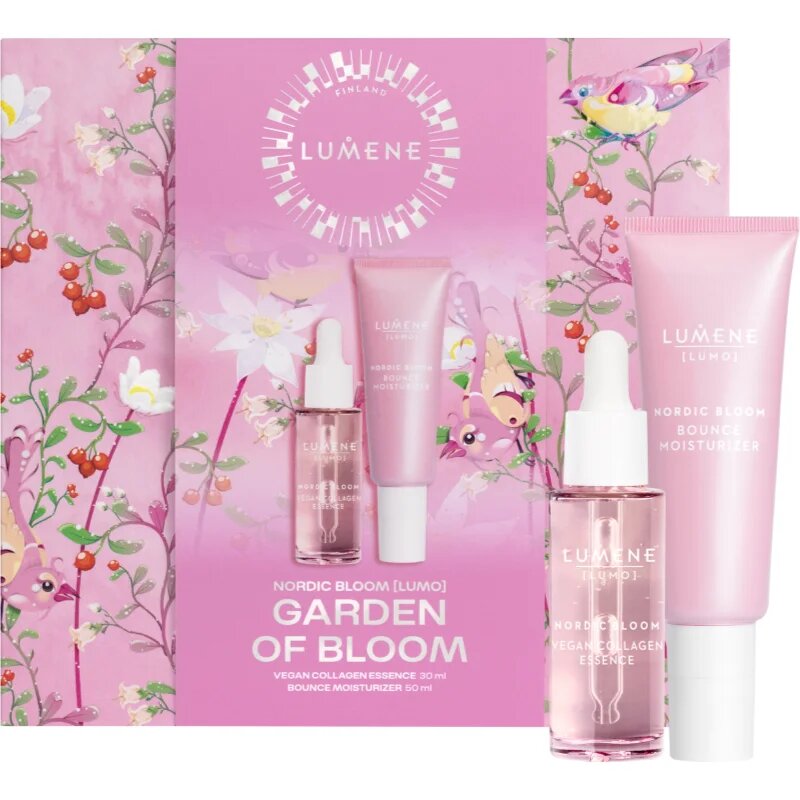 Lumene Nordic Bloom [LUMO] Garden Of Bloom darilni set proti prvim znakom staranja kože