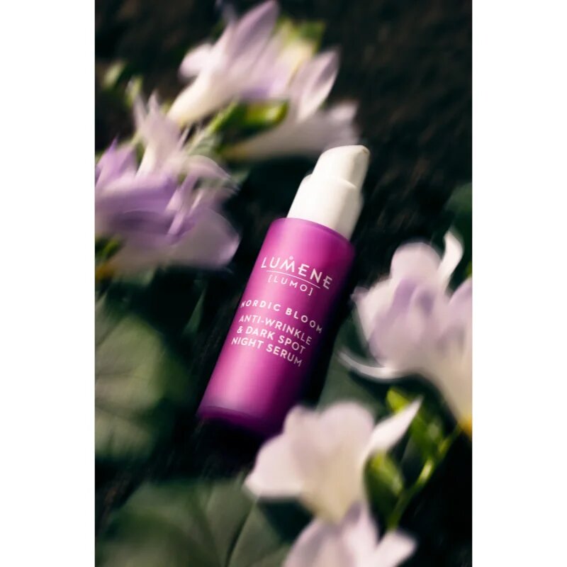 Lumene Nordic Bloom [LUMO] nočni serum proti gubam in temnim madežem 30 ml