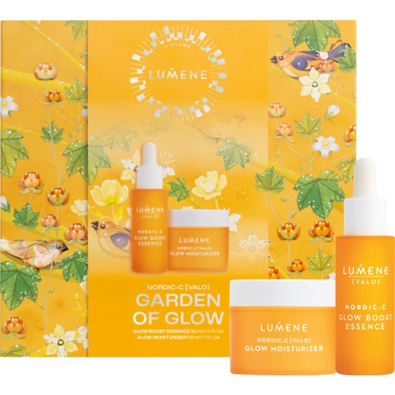 Lumene Nordic-C [VALO] Garden Of Glow darilni set za osvetlitev kože