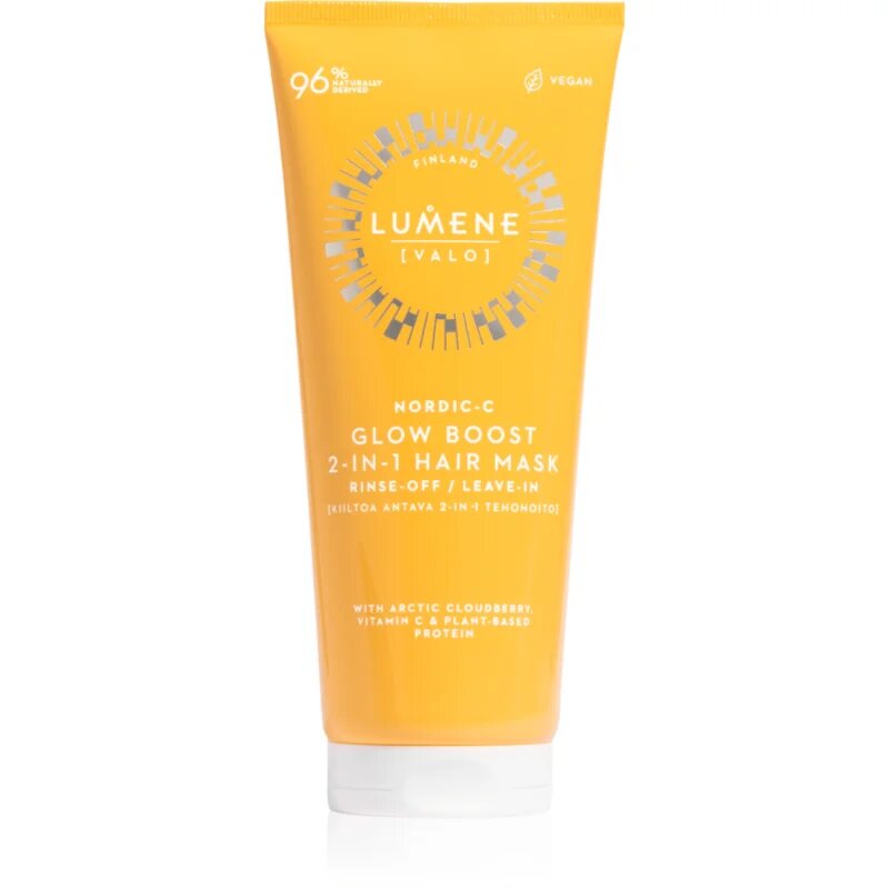 Lumene Nordic-C [VALO] Glow Boost maska za posvetlitev za lase 200 ml