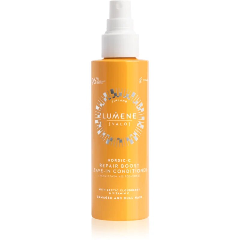 Lumene Nordic-C [VALO] Repair Boost balzam brez spiranja v pršilu za poškodovane lase 150 ml