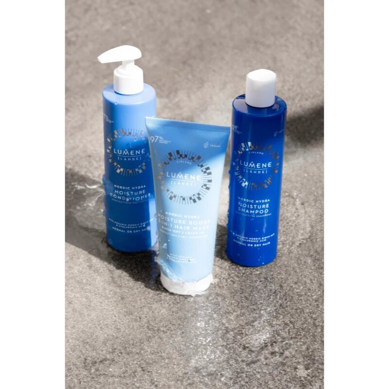Lumene Nordic Hydra [LÄHDE] Moisture Boost vlažilna maska za lase 2 v 1 200 ml