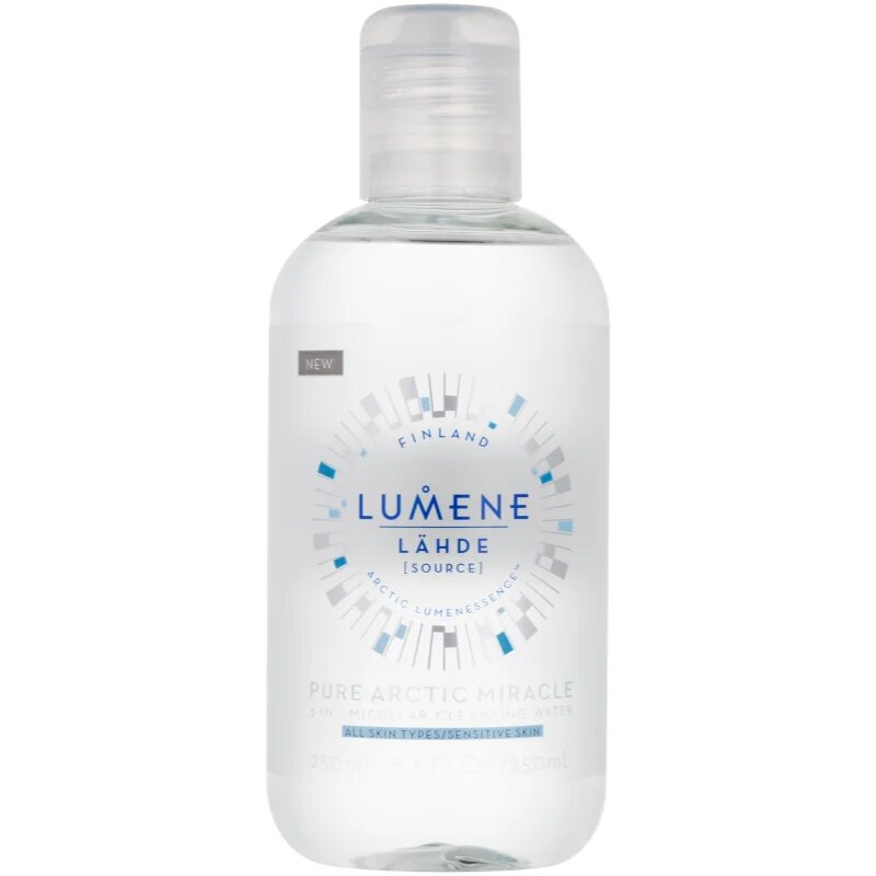 Lumene Nordic Hydra [LÄHDE] Pure Arctic Miracle micelarna čistilna voda za vse tipe kože vključno z občutljivo kožo 250 ml
