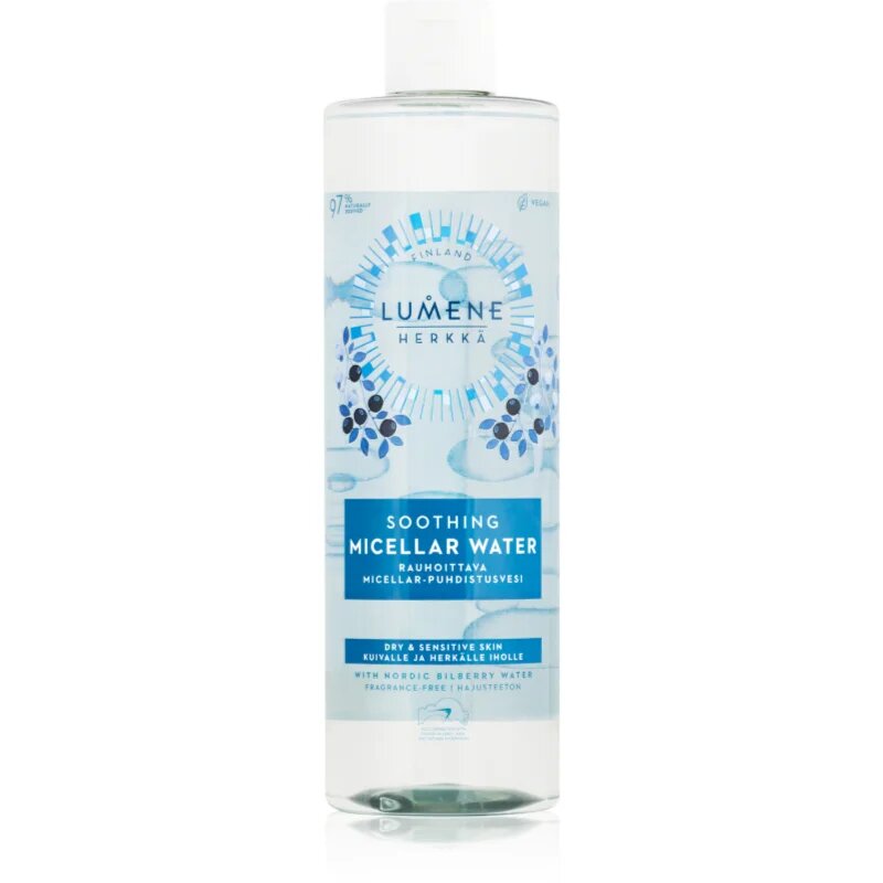 Lumene Nordic Sensitive [HERKKÄ] Soothing pomirjajoča micelarna voda za suho in občutljivo kožo 400 ml