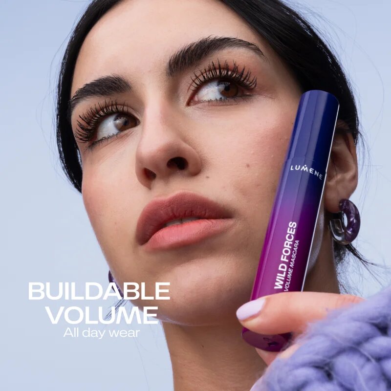 Lumene Wild Forces Volume Mascara voluminozna maskara odtenek Blue 14 ml