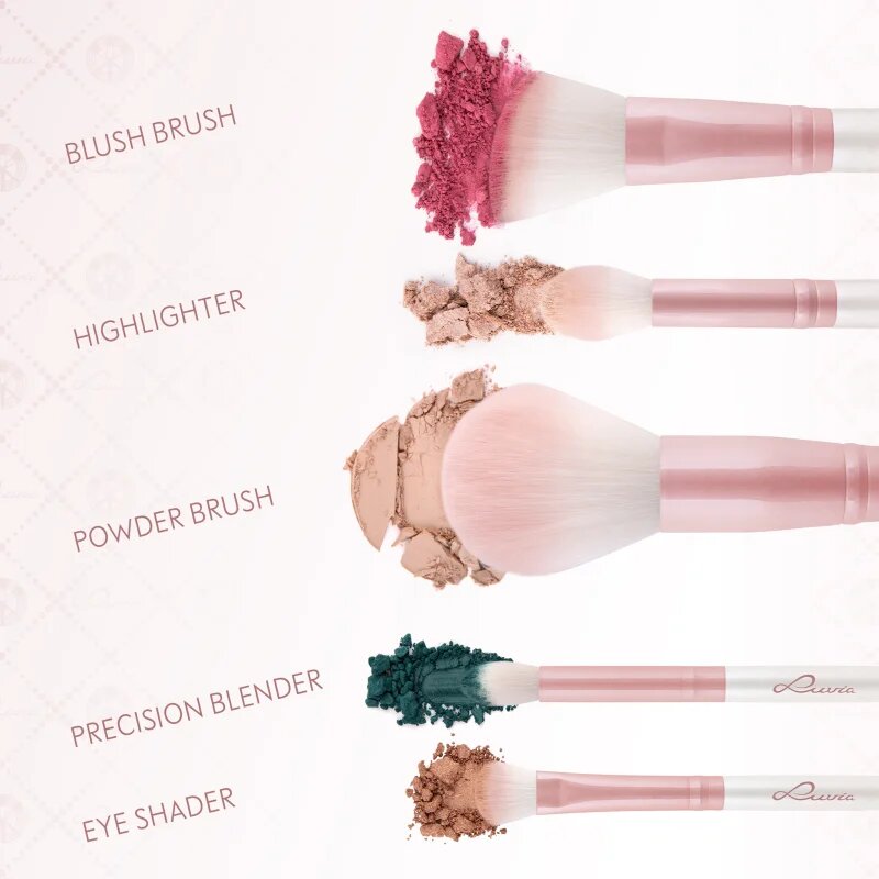 Luvia Cosmetics Daily Essentials set čopičev z etuijem Candy