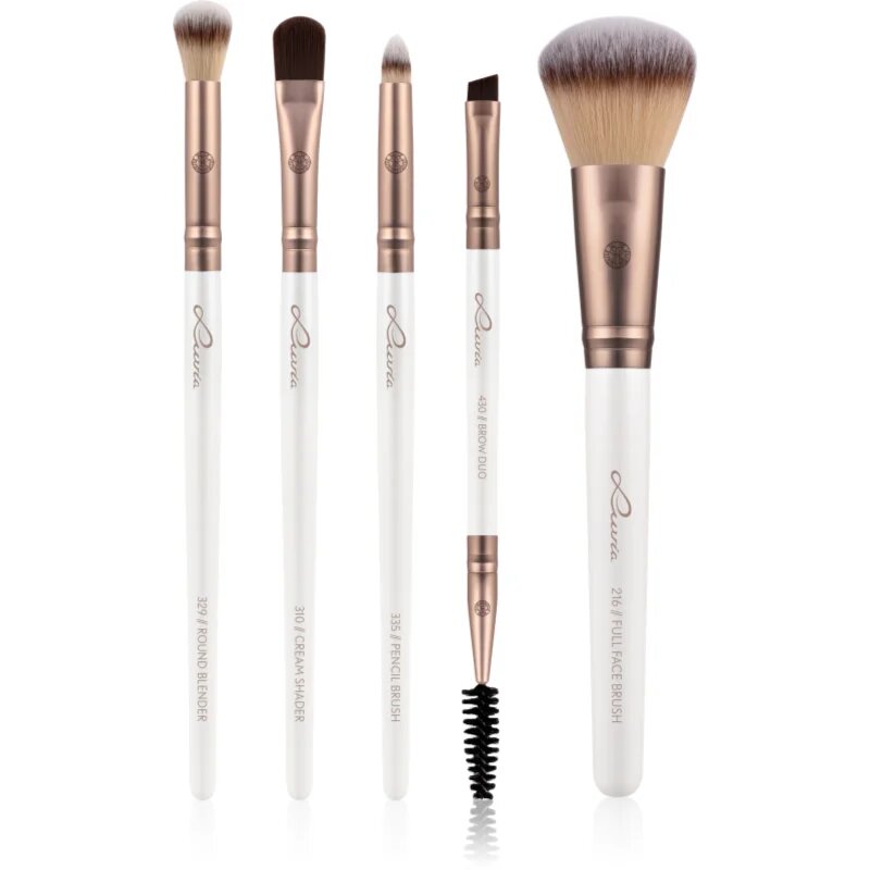Luvia Cosmetics Daily Selection set čopičev z etuijem Prime Vegan