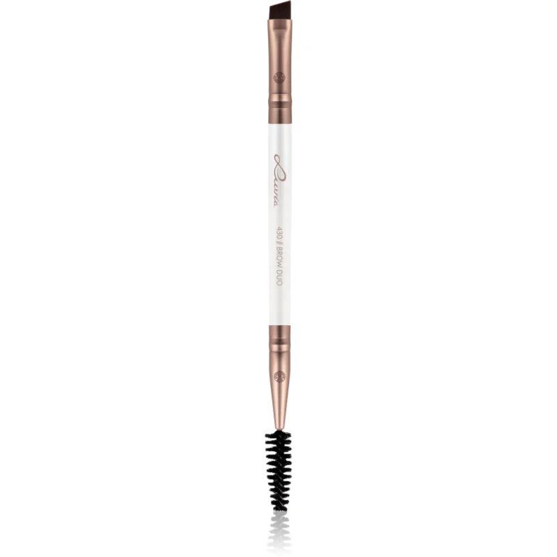 Luvia Cosmetics Elegance Brow Duo obojestranski čopič za obrvi 430 1 kos