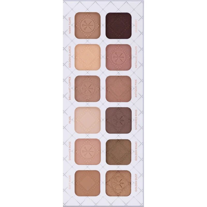 Luvia Cosmetics Endless Nude Shades paleta senčil za oči 12x0.8 g