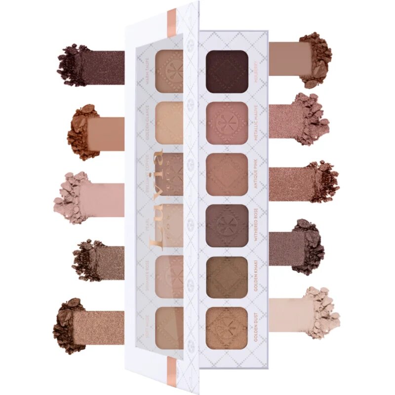 Luvia Cosmetics Endless Nude Shades paleta senčil za oči 12x0.8 g