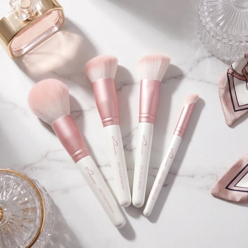 Luvia Cosmetics Flawless Face Set set čopičev z etuijem Candy