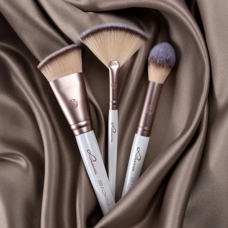 Luvia Cosmetics Highlight & Contour Set set čopičev z etuijem