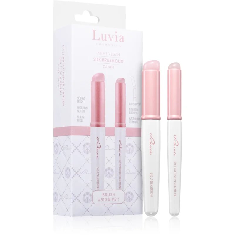Luvia Cosmetics Silk Brush Duo Candy set čopičev