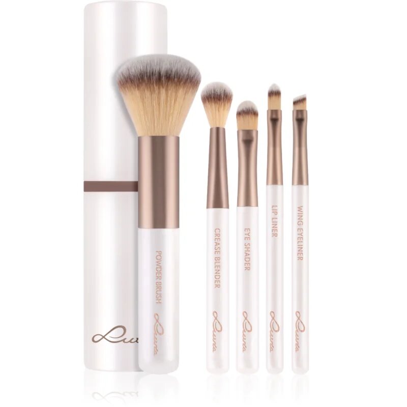 Luvia Cosmetics Travel Set Macchiato set čopičev potovalna 5 kos