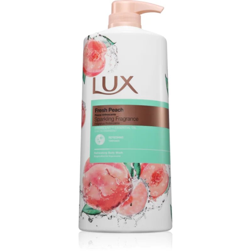 Lux Fresh Peach gel za prhanje 1000 ml