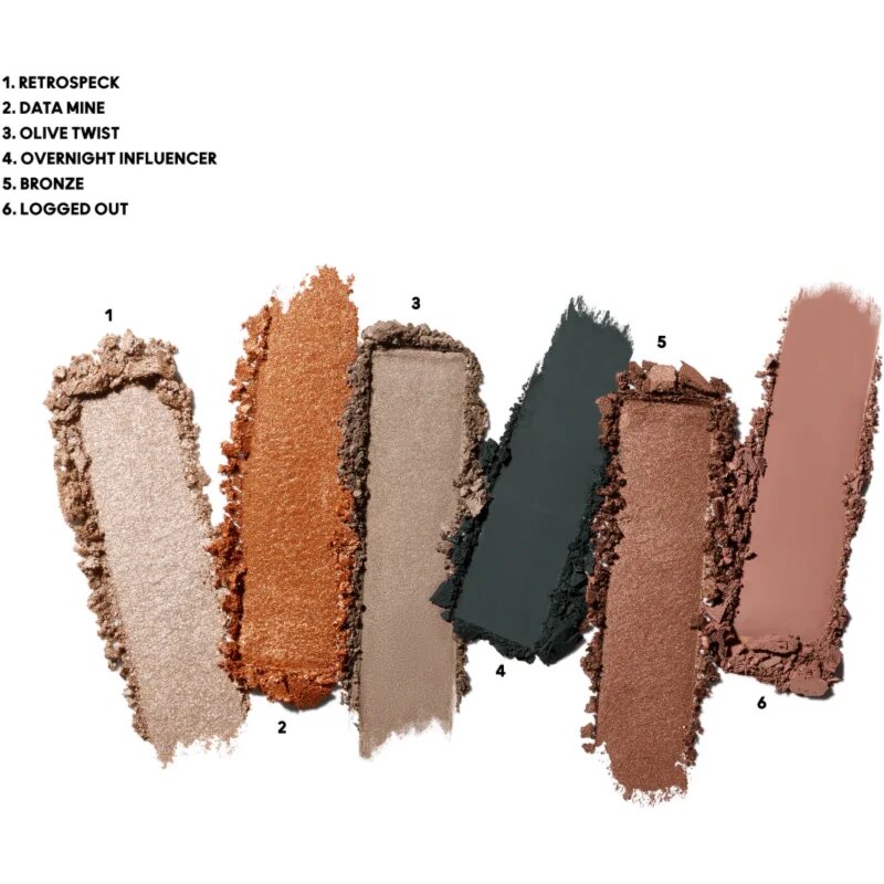 MAC Cosmetics Connect In Colour Eye Shadow Palette 6 shades paleta senčil za oči odtenek Bronze Influence 6.25 g