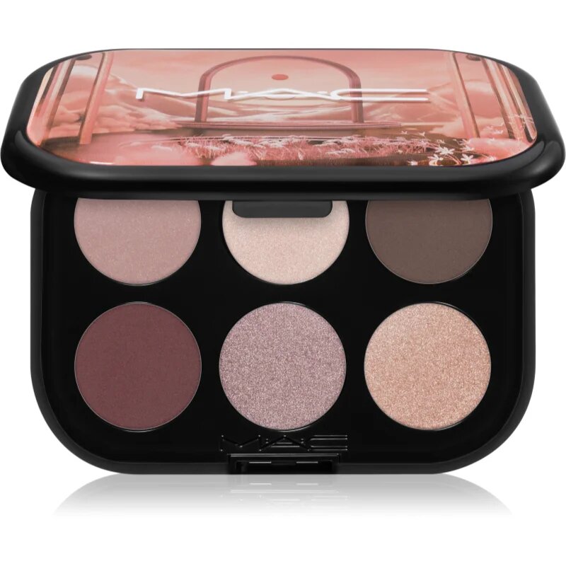 MAC Cosmetics Connect In Colour Eye Shadow Palette 6 shades paleta senčil za oči odtenek Embedded In Burgundy 6.25 g