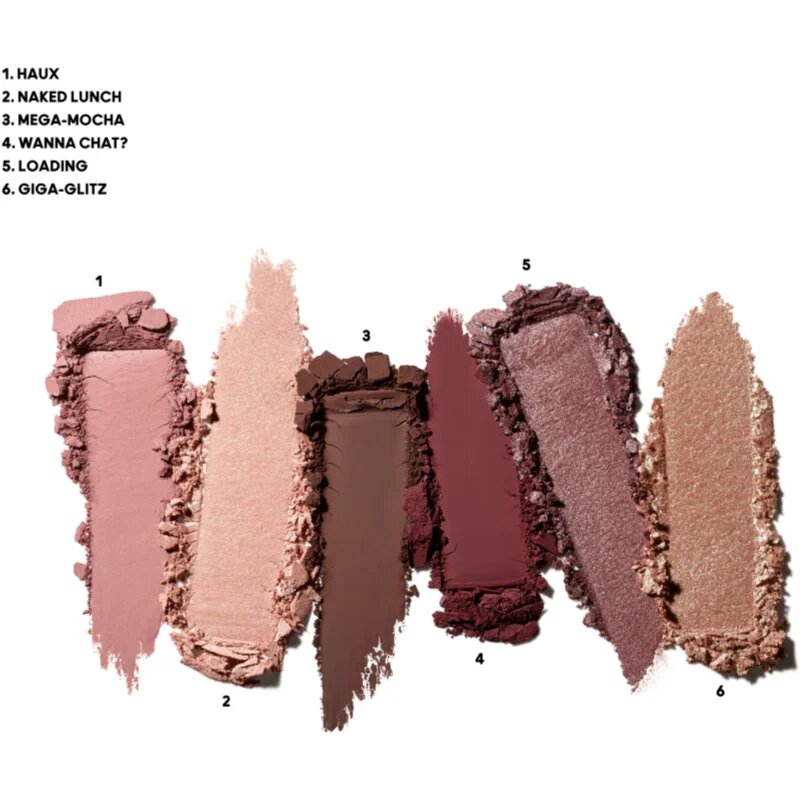 MAC Cosmetics Connect In Colour Eye Shadow Palette 6 shades paleta senčil za oči odtenek Embedded In Burgundy 6.25 g
