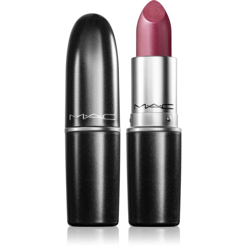 MAC Cosmetics Frost Lipstick dolgoobstojna šminka z bisernim sijajem odtenek Plum Dandy 3 g