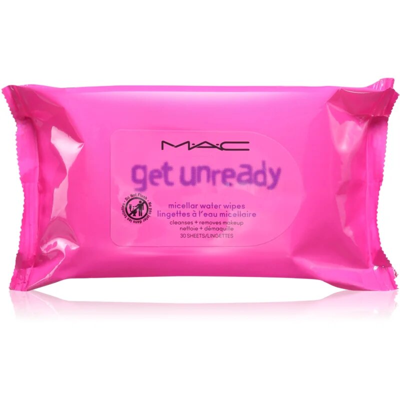 MAC Cosmetics Get Unready Micellar Water Wipes micelarni čistilni robčki 30 kos