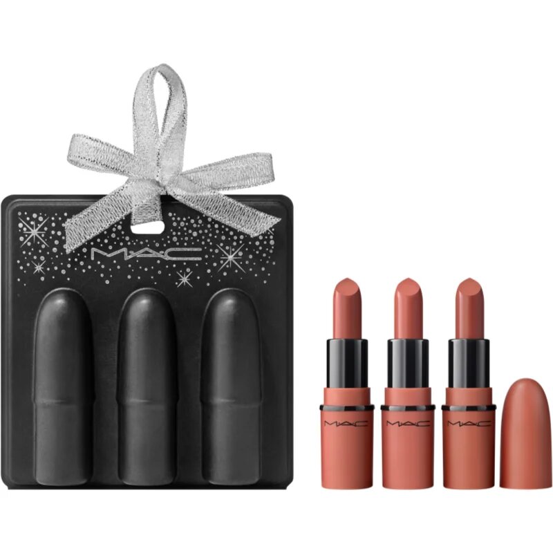 MAC Cosmetics Holiday Teddy Party Mini Lip Trio darilni set za ustnice