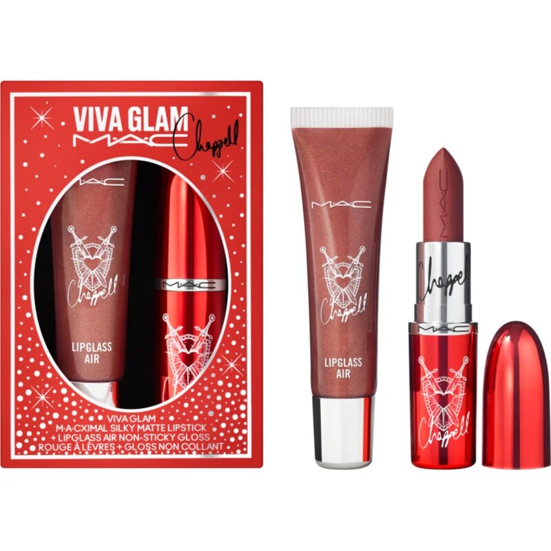 MAC Cosmetics Holiday Viva Glam Lip Duo darilni set za ustnice