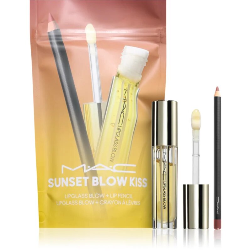 MAC Cosmetics Kits Sunset Blow Kiss Lip Combo darilni set za ustnice