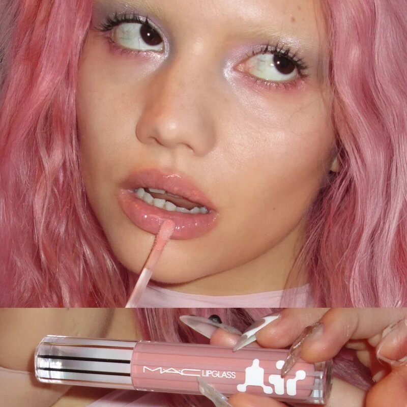 MAC Cosmetics Lipglass Air Mini vlažilni sijaj za ustnice odtenek Spritz 2.6 ml