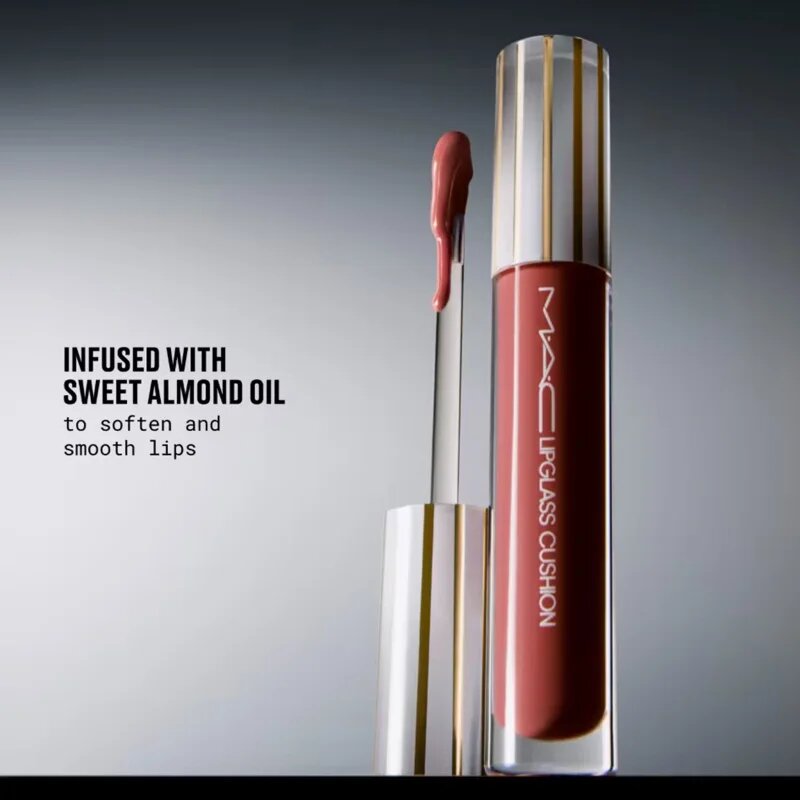 MAC Cosmetics Lipglass Cushion High-Pigment Oil visoko pigmentirano olje za ustnice odtenek Grapesicle 5 ml