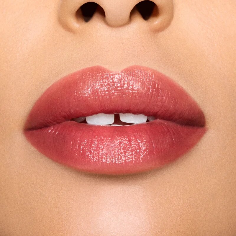 MAC Cosmetics Lustreglass Sheer-Shine Lipstick šminka z bleščečim finišem odtenek Kissing Strangers 3.5 g