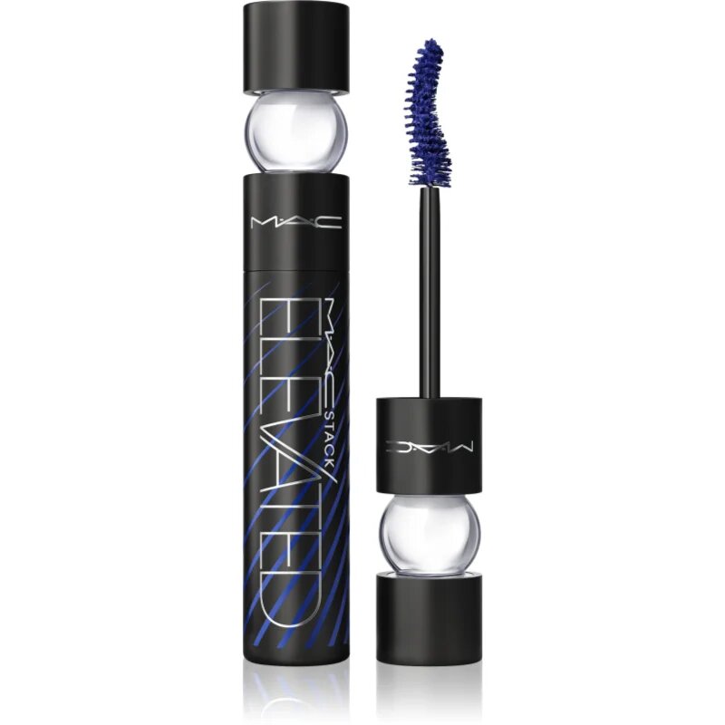MAC Cosmetics MACStack Elevated Mascara dolgoobstojna maskara za volumen in vihanje trepalnic odtenek Denim Stack 12 ml