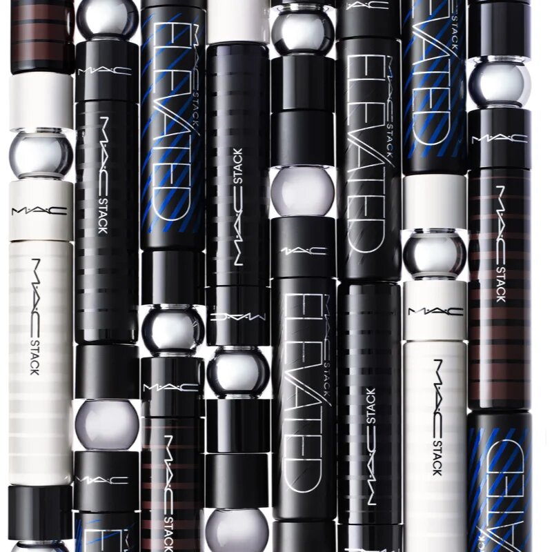 MAC Cosmetics MACStack Elevated Mascara dolgoobstojna maskara za volumen in vihanje trepalnic odtenek Denim Stack 12 ml