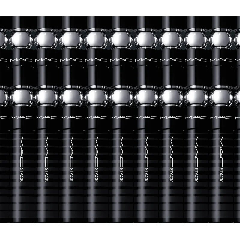 MAC Cosmetics MACStack Mascara Superstack Mega Brush Mini maskara za volumen in podaljšanje trepalnic mini odtenek Black 8 ml