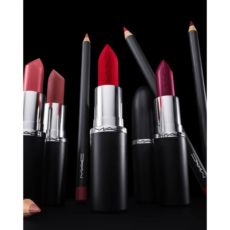 MAC Cosmetics MACximal Silky Matte Lipstick matirajoča šminka odtenek Chili 35 g
